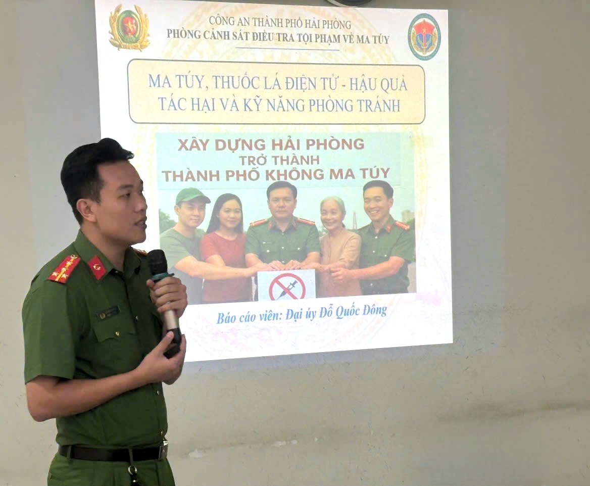 Tuyên truyền pháp luật phòng chống ma túy trong công nhân KCN Nhật Bản - An Dương